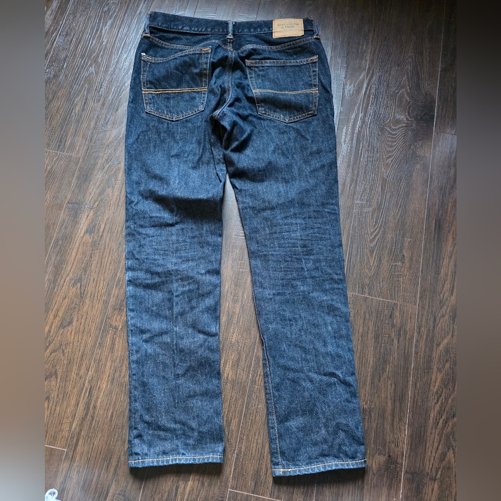 Abercrombie & Fitch Dark Blue Straight Jeans